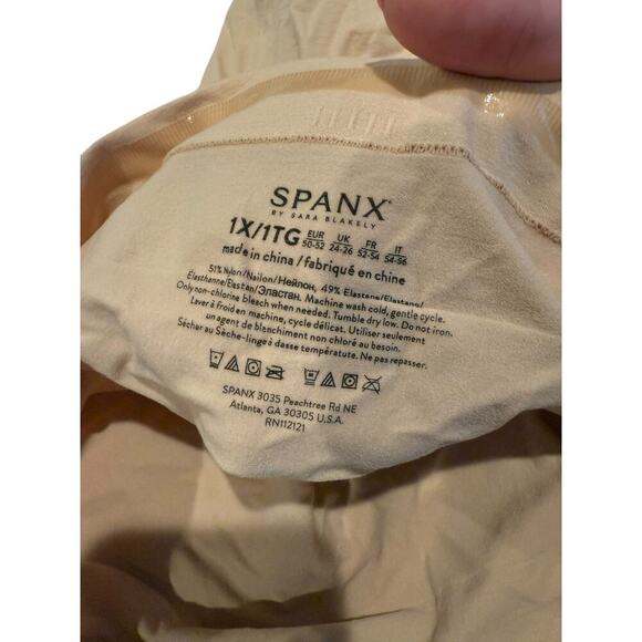 SPANX Women's Soft Nude Seamless Power High-Waisted Shaper Brief Size 1X - Picture 9 of 10
